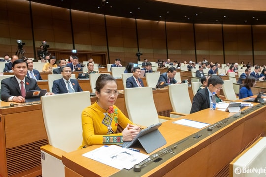 Đoàn đại biểu Quốc hội Nghệ An tại Kỳ họp thứ 9, Quốc hội khóa XV