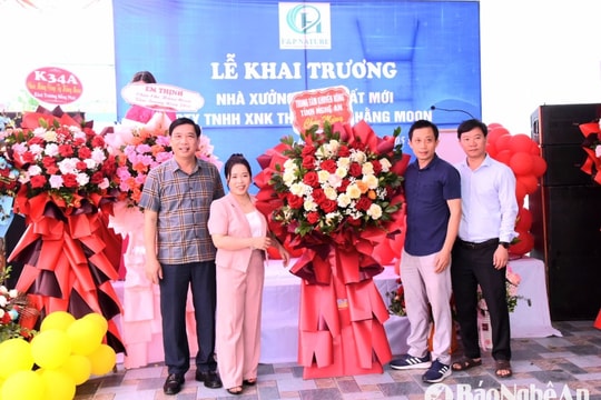 Khai trương xưởng chế biến nông sản chuẩn OCOP ở Đô Lương