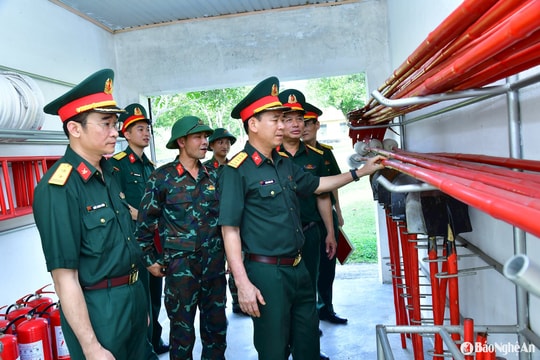 Bộ Chỉ huy Quân sự tỉnh mít tinh hưởng ứng Tháng hành động An toàn vệ sinh lao động