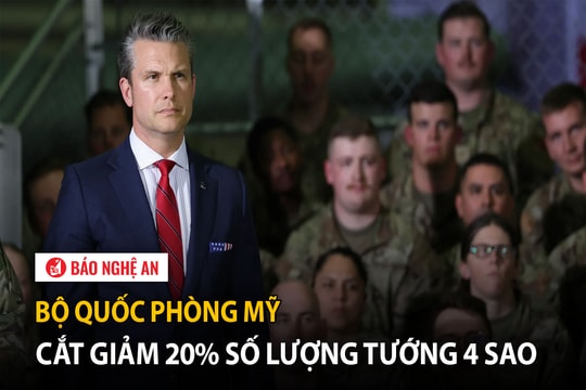 Bộ Quốc phòng Mỹ cắt giảm 20% số lượng tướng 4 sao