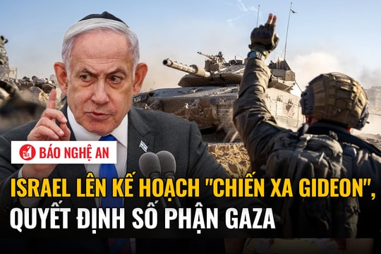 Israel lên kế hoạch 'Chiến xa Gideon', quyết định số phận Gaza