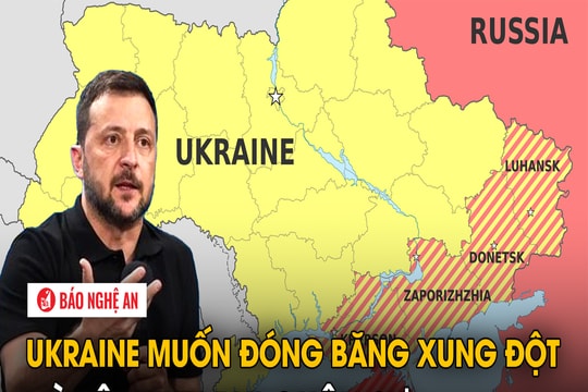 Ukraine muốn đóng băng xung đột và lập khu phi quân sự