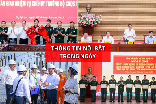 Nghệ An: Thông tin nổi bật ngày 7/5