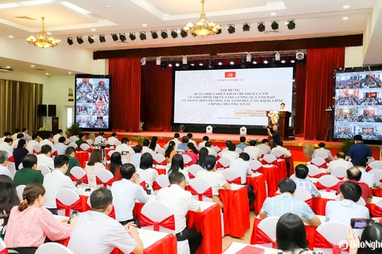 Đảng bộ tỉnh Nghệ An triển khai bài viết 'Học tập suốt đời' của Tổng Bí thư Tô Lâm với quyết tâm cao