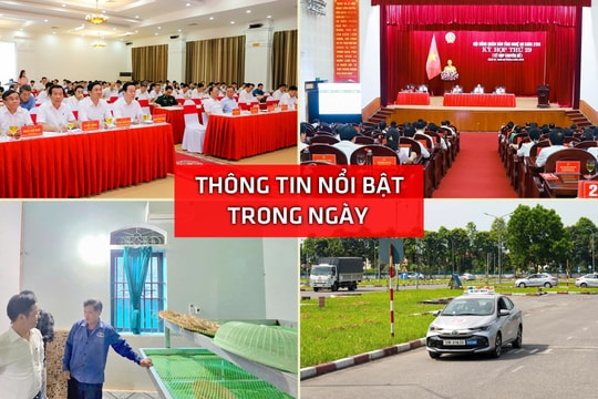 Nghệ An: Thông tin nổi bật ngày 8/5