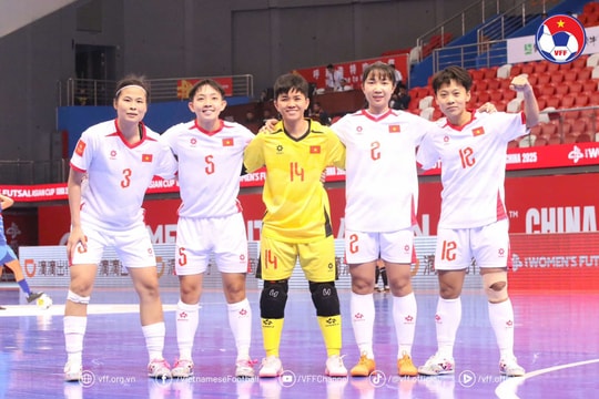 Thắng đậm Philippines, tuyển futsal nữ Việt Nam giành vé vào tứ kết Giải Futsal Nữ vô địch châu Á