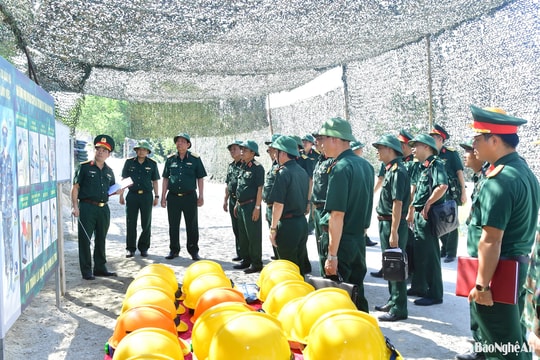 Phó Tổng Tham mưu trưởng Quân đội nhân dân Việt Nam thăm, kiểm tra công tác sẵn sàng chiến đấu tại đảo Mắt