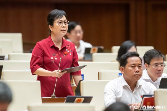 Đại biểu Quốc hội đoàn Nghệ An thảo luận về dự thảo Luật Công nghiệp công nghệ số