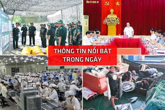 Nghệ An: Thông tin nổi bật ngày 9/5