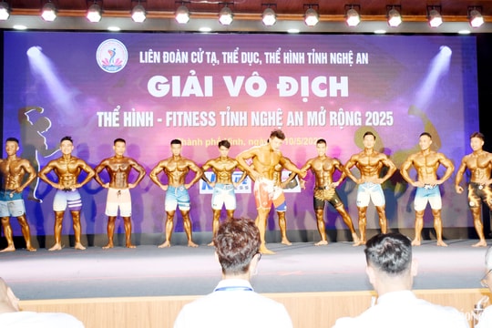 Khai mạc Giải vô địch Thể hình - Fitness tỉnh Nghệ An mở rộng năm 2025