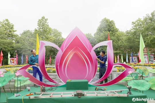 Sẵn sàng đón khách về Lễ hội Làng Sen 2025