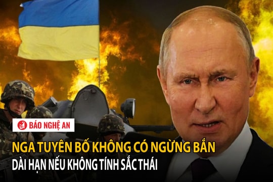 Nga tuyên bố không có ngừng bắn dài hạn nếu không tính sắc thái