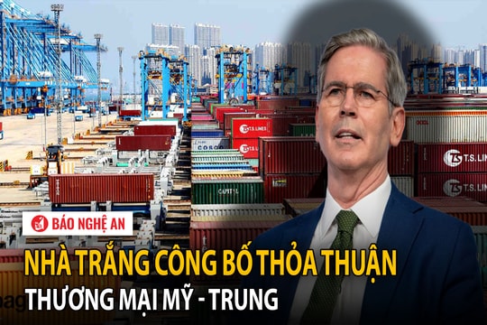 Nhà Trắng công bố thỏa thuận thương mại Mỹ - Trung