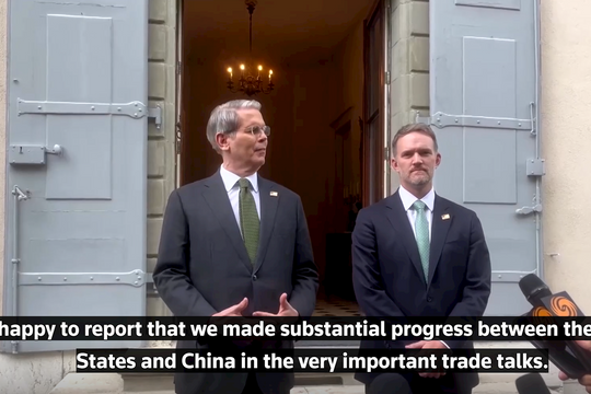 Đàm phán thương mại Mỹ Trung: Mức thuế hàng hóa giảm về mức 10%