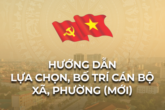 Infographic: Hướng dẫn lựa chọn, bố trí cán bộ xã, phường (mới)
