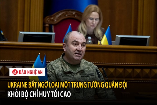 Ukraine bất ngờ loại một Trung tướng quân đội khỏi Bộ Chỉ huy Tối cao