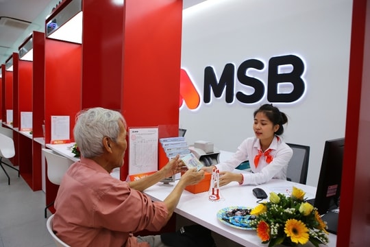 Lãi suất tiền gửi tại quầy và online của MSB tháng 5/2025