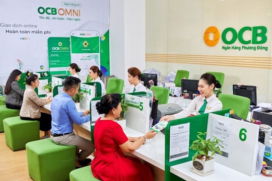 Lãi suất tiền gửi tại quầy và online của OCB tháng 5/2025