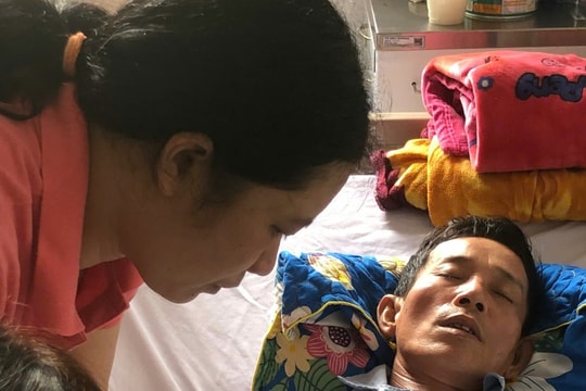 Xót xa hoàn cảnh gia đình cả vợ chồng và con nhỏ đều bị ung thư