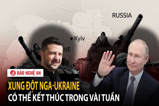 Xung đột Nga-Ukraine có thể kết thúc trong vài tuần