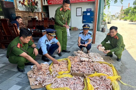 Nghệ An liên tiếp phát hiện thực phẩm không rõ nguồn gốc