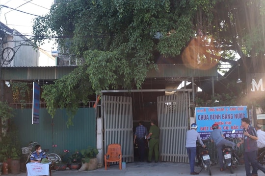 Kiểm tra đột xuất cơ sở 'chữa ung thư bằng nước lọc ion kiềm' tại Quỳnh Lưu