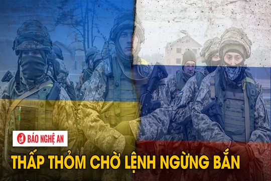 Thấp thỏm chờ lệnh ngừng bắn Nga-Ukraine
