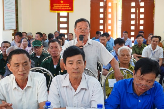 Đại biểu HĐND tỉnh Nghệ An tiếp xúc cử tri huyện Tương Dương