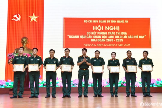 Tiếp tục thực hiện tốt phong trào ‘Ngành Hậu cần Quân đội làm theo lời Bác Hồ dạy’