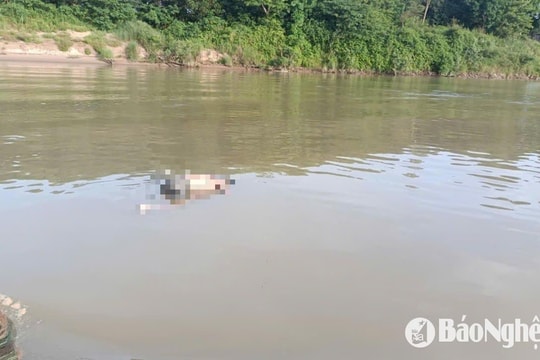Phát hiện thi thể người đàn ông trên sông Lam