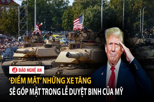‘Điểm mặt’ những xe tăng sẽ góp mặt trong lễ duyệt binh của Mỹ
