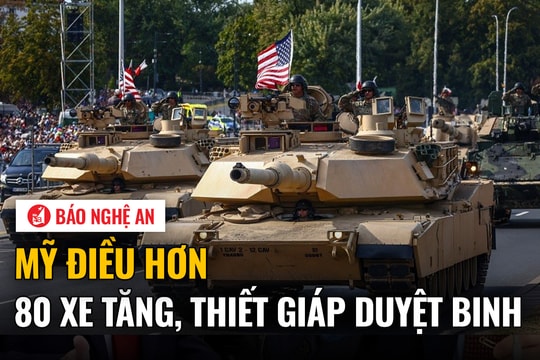 Mỹ điều hơn 80 xe tăng, thiết giáp duyệt binh; đám cưới khẩn trương giữa thời chiến ở Ukraine