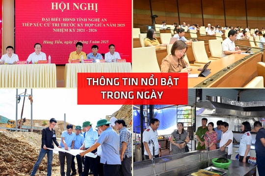 Nghệ An: Thông tin nổi bật ngày 22/5