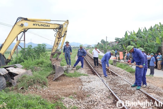 Xóa bỏ lối đi tự mở qua đường sắt tại địa phận Quỳnh Lưu
