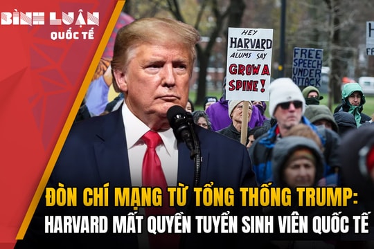 Đòn chí mạng từ Tổng thống Trump: Harvard mất quyền tuyển sinh viên quốc tế