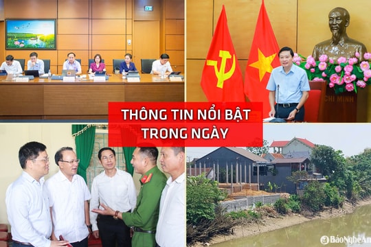 Nghệ An: Thông tin nổi bật ngày 23/5
