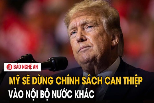 Mỹ sẽ dừng chính sách can thiệp vào nội bộ nước khác