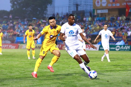 Sông Lam Nghệ An thất bại trước đội đầu bảng Nam Định