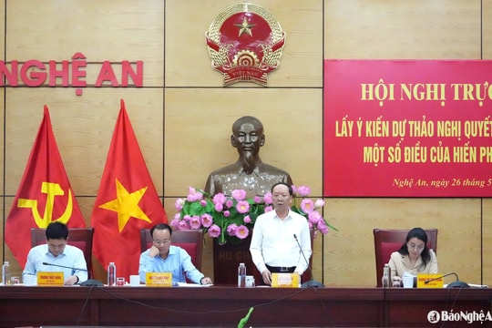 Góp ý dự thảo Nghị quyết sửa đổi, bổ sung một số điều của Hiến pháp năm 2013