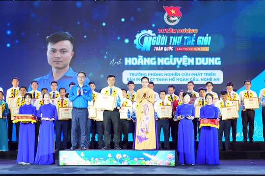 Nghệ An có 2 cá nhân được tuyên dương 'Người thợ trẻ giỏi' toàn quốc năm 2025