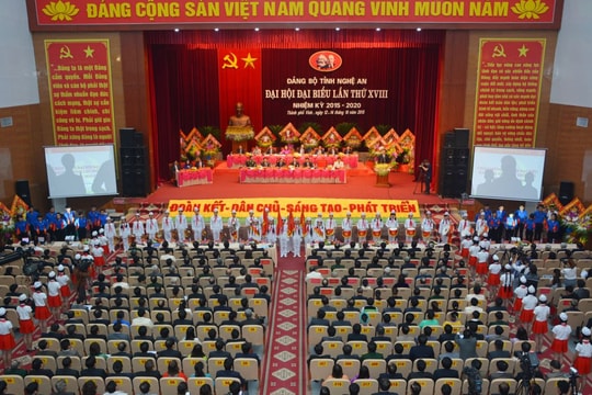 Đại hội đại biểu Đảng bộ tỉnh Nghệ An lần thứ XVIII (11 - 14/10/2015)