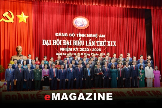 Danh sách BCH Đảng bộ tỉnh Nghệ An khóa XIX, nhiệm kỳ 2020 - 2025 được bầu tại Đại hội