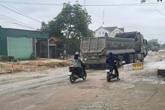 Vướng mặt bằng, Dự án nâng cấp QL7 khó hoàn thành trước khi cấp huyện dừng hoạt động