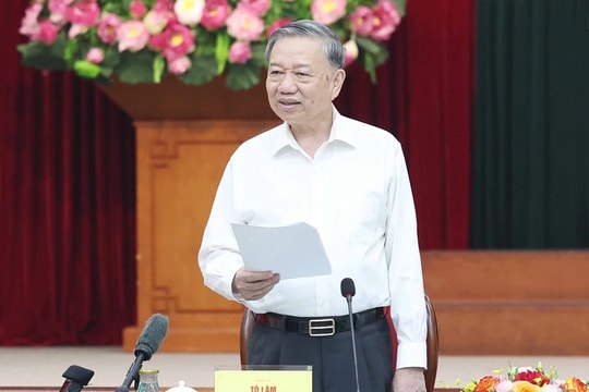 Tổng Bí thư Tô Lâm làm việc với Ban Tổ chức Trung ương