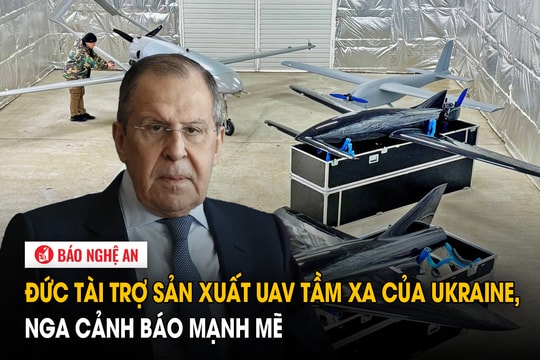 Đức tài trợ sản xuất UAV tầm xa của Ukraine, Nga cảnh báo mạnh mẽ