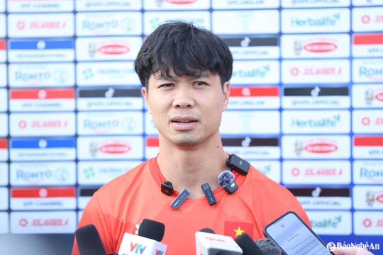 Tiền đạo Nguyễn Công Phượng: 'Trở lại tuyển Việt Nam là một vinh dự lớn'