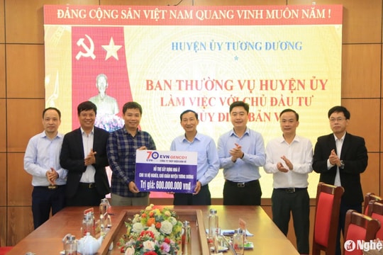 Công ty Thủy điện Bản Vẽ: Phát triển sản xuất và đồng hành với công tác an sinh xã hội