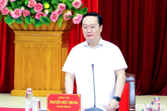 Ban Thường vụ Tỉnh ủy Nghệ An thông qua Đồ án điều chỉnh quy hoạch chung thị xã Hoàng Mai đến năm 2045