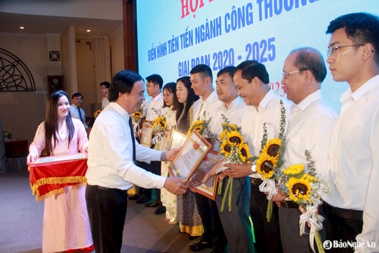 Biểu dương các điển hình tiên tiến ngành Công Thương Nghệ An giai đoạn 2020 – 2025