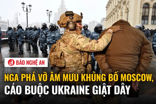 Nga phá vỡ âm mưu khủng bố Moscow, cáo buộc Ukraine giật dây